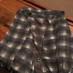 Woman’s sheer flannel